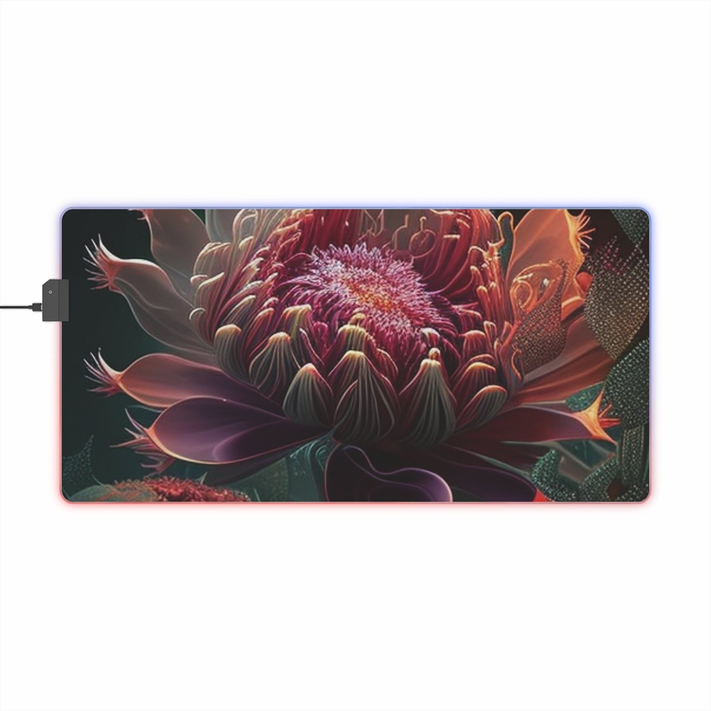 LED Gaming Mouse Pad Flower Arangment 1