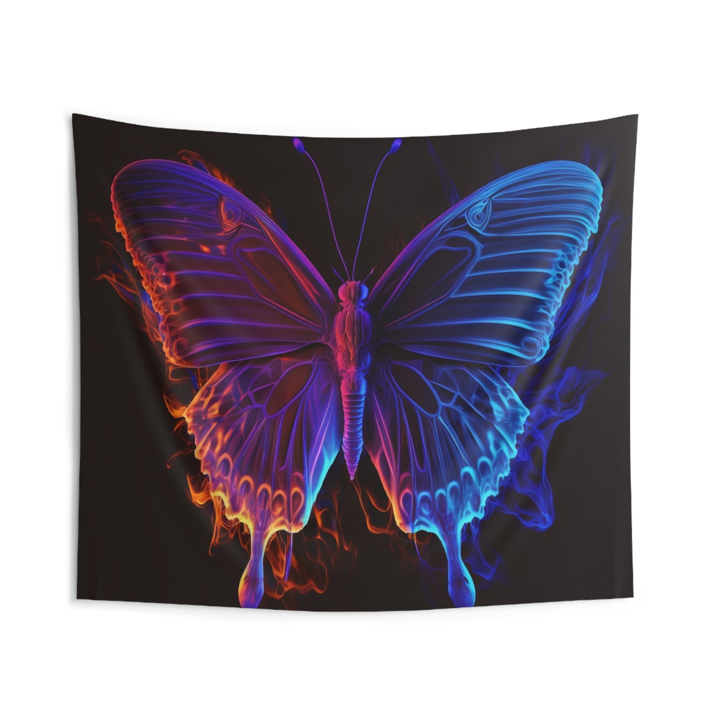 Indoor Wall Tapestries Thermal Butterfly 1