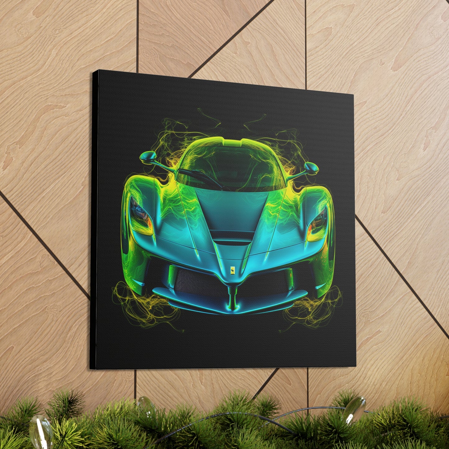 Canvas Gallery Wraps Ferrari Neon 2