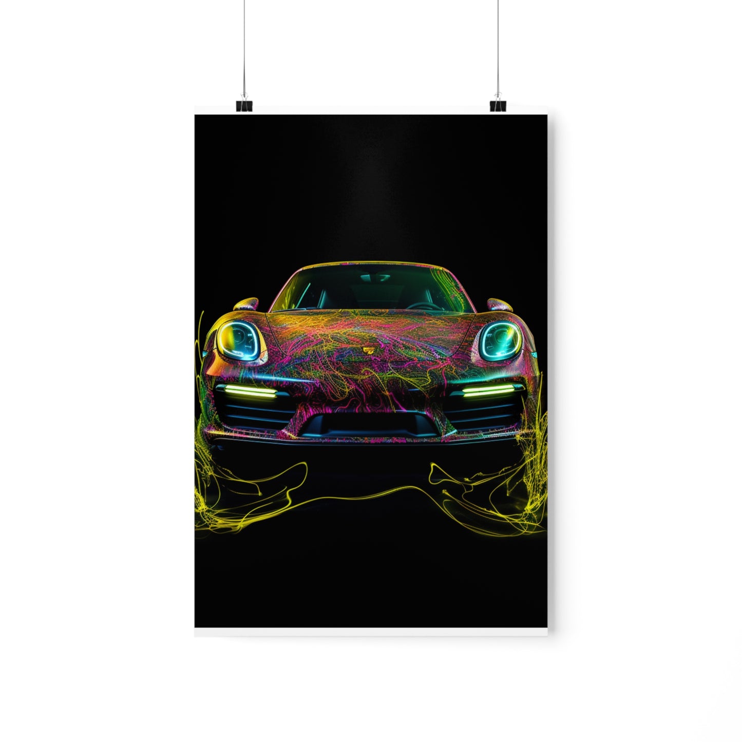 Premium Matte Vertical Posters Porsche Flair 2