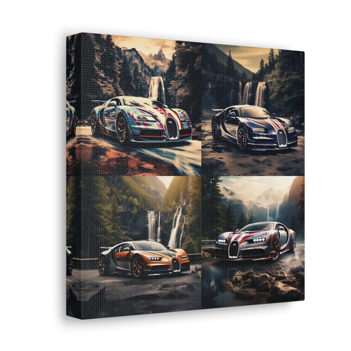 Canvas Gallery Wraps Bugatti Waterfall 5