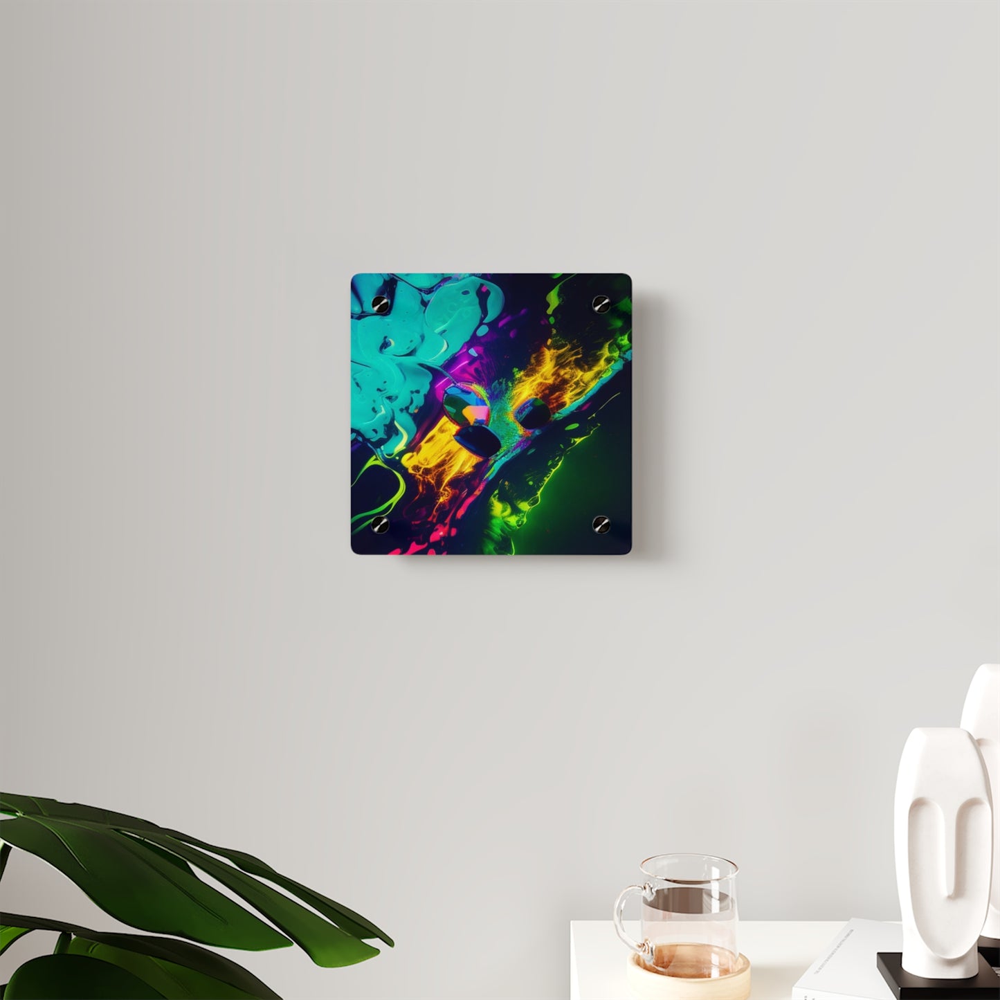 Acrylic Wall Art Panels Florescent Glow 4