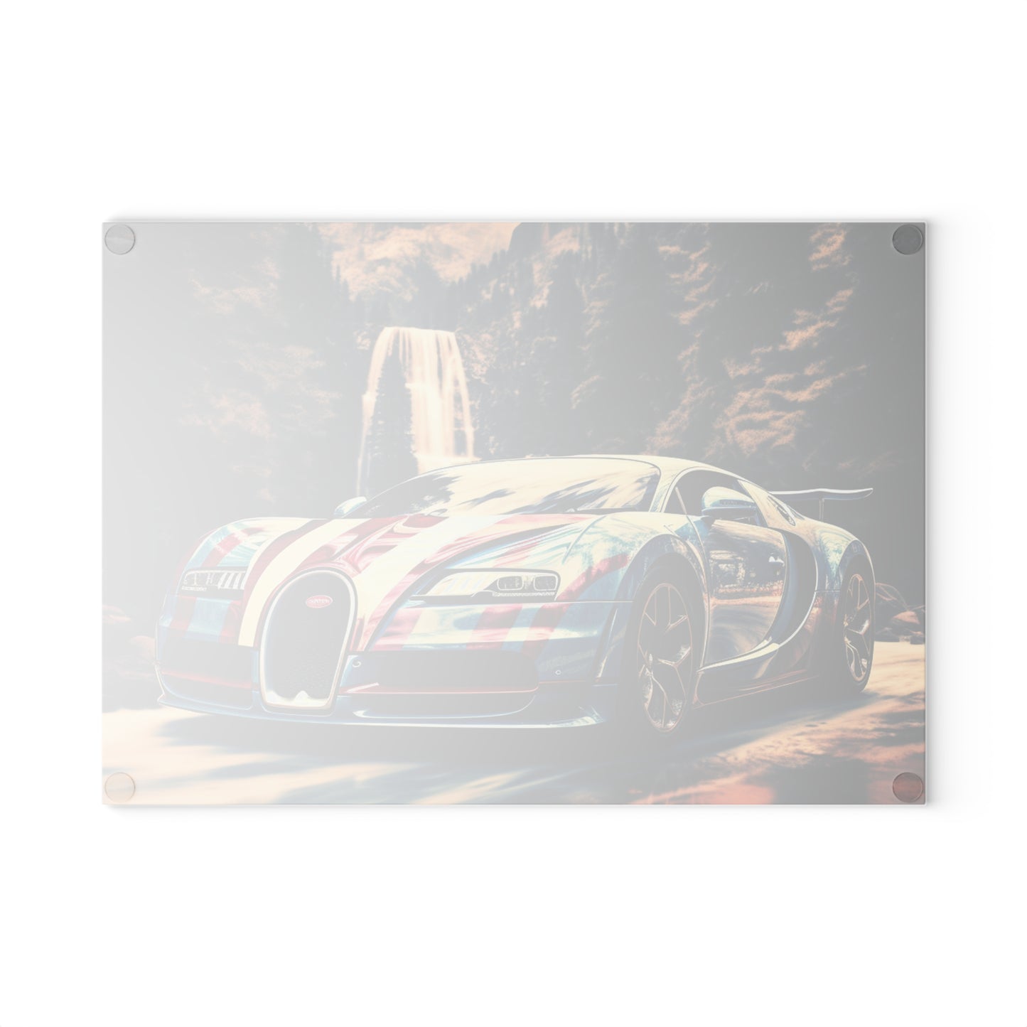 Glass Cutting Board Bugatti Waterfall 1