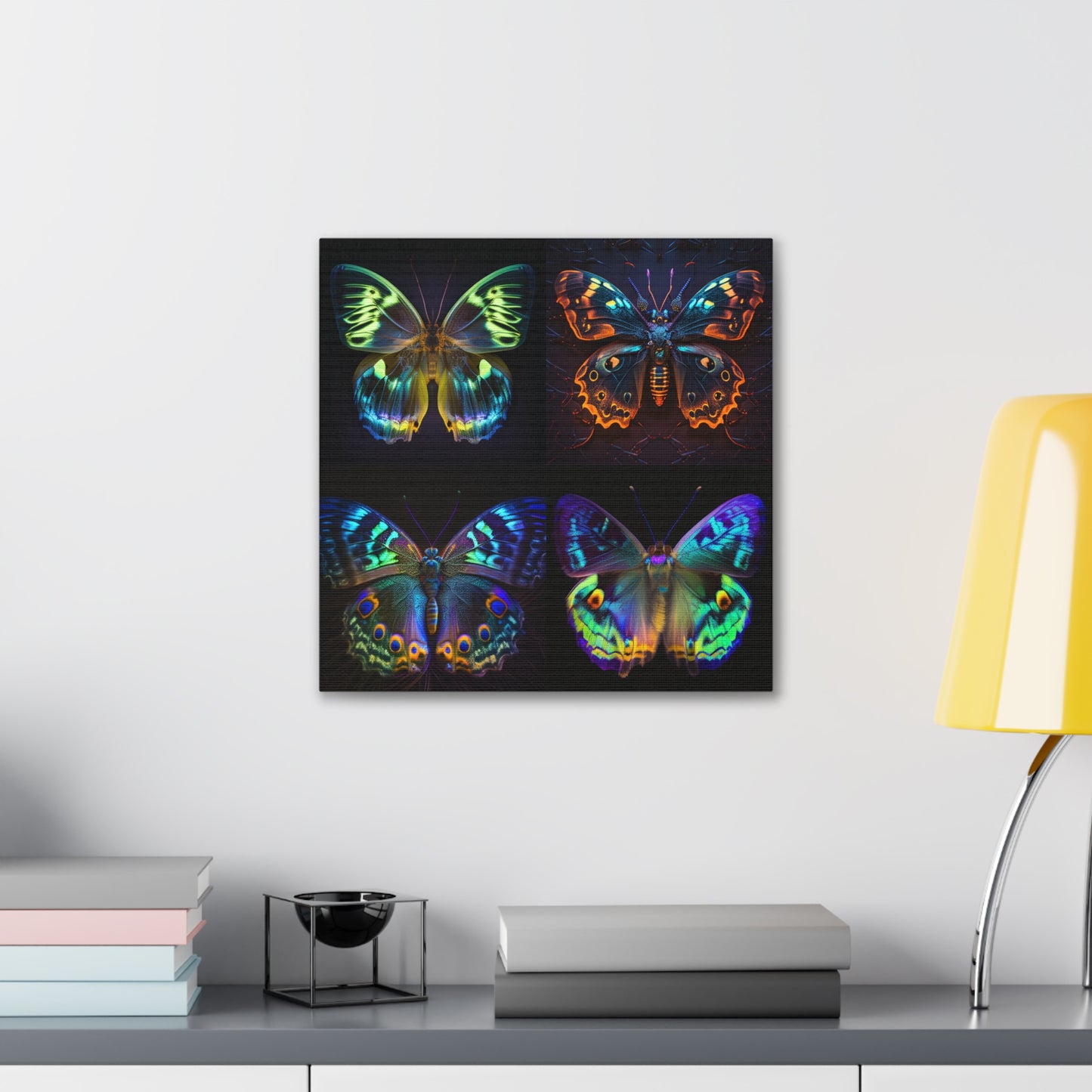 Canvas Gallery Wraps Neon Hue Butterfly 5