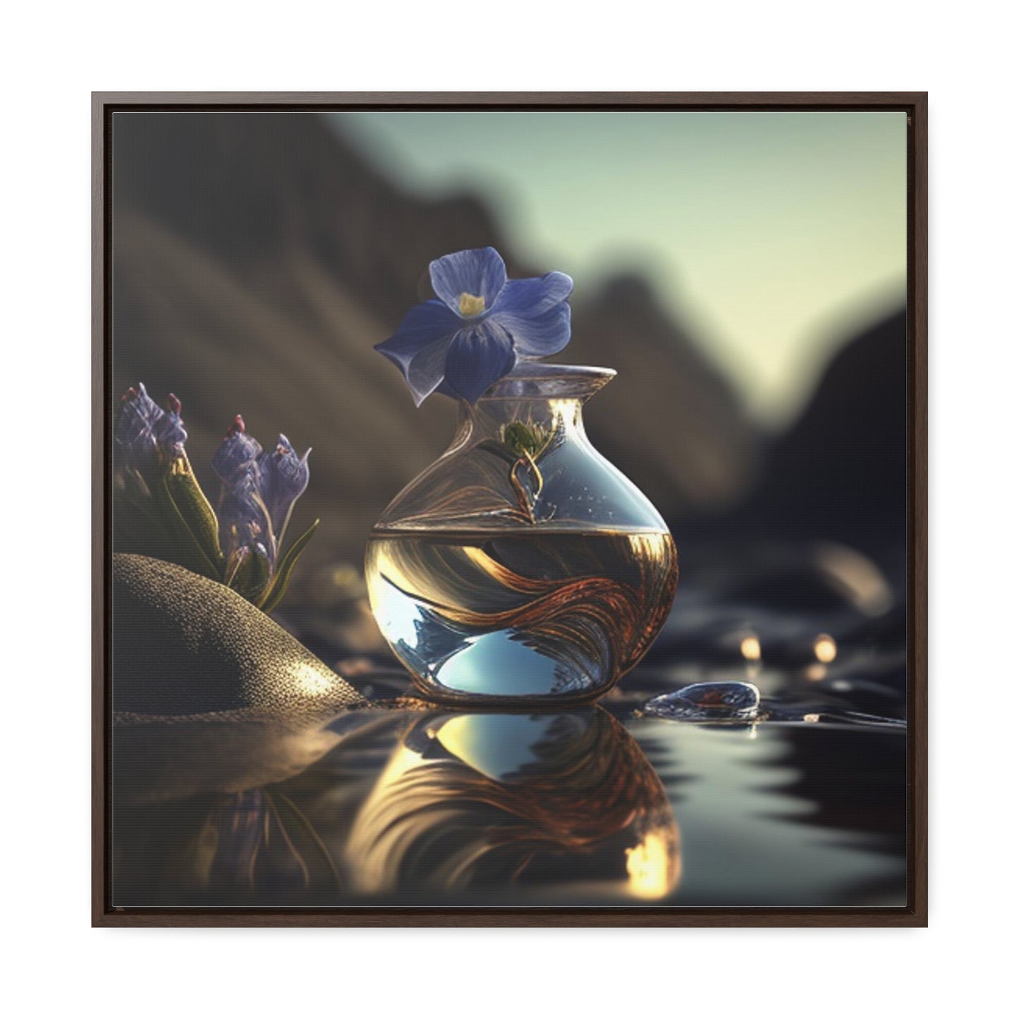 Gallery Canvas Wraps, Square Frame The Bluebell 1