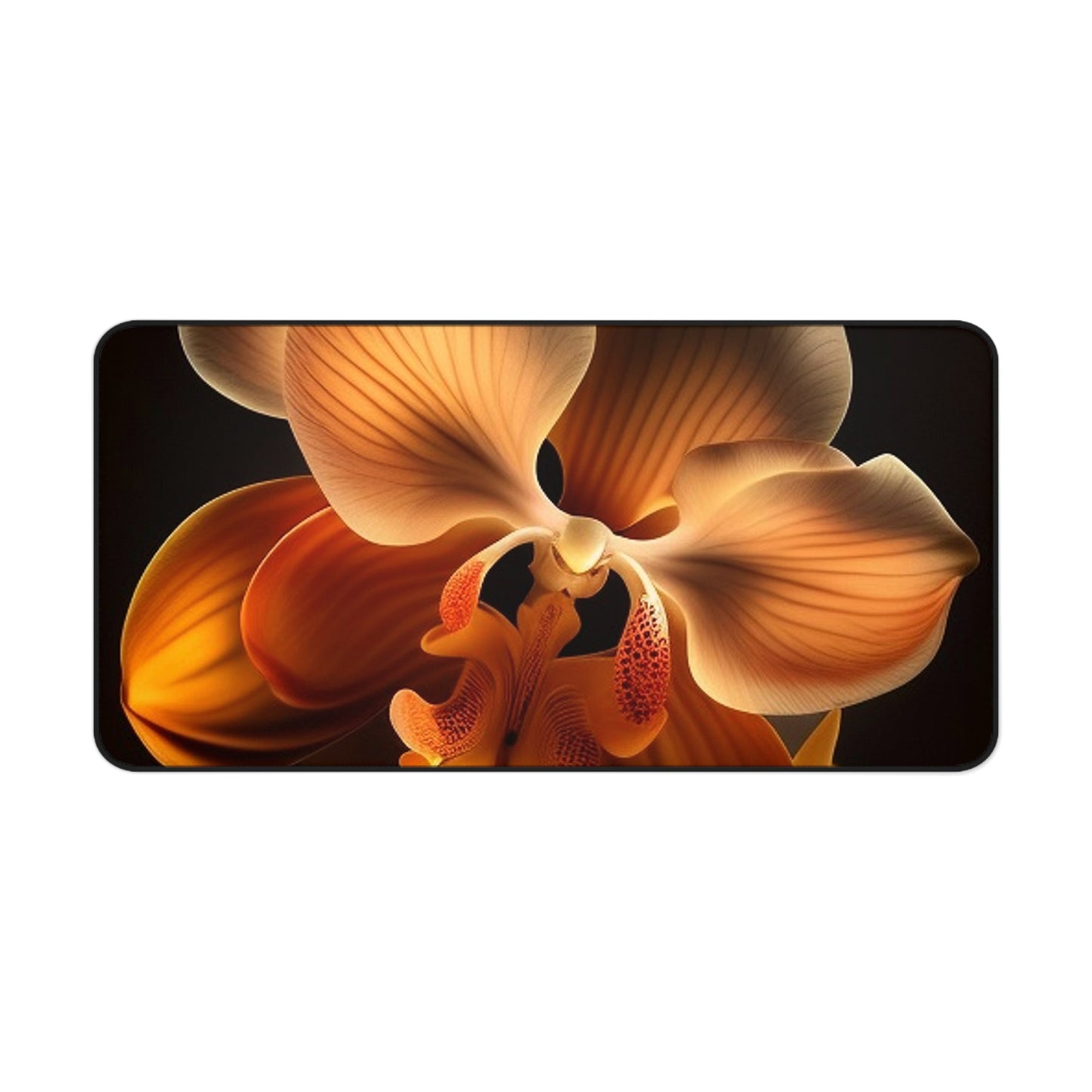 Desk Mat Orange Orchid 2