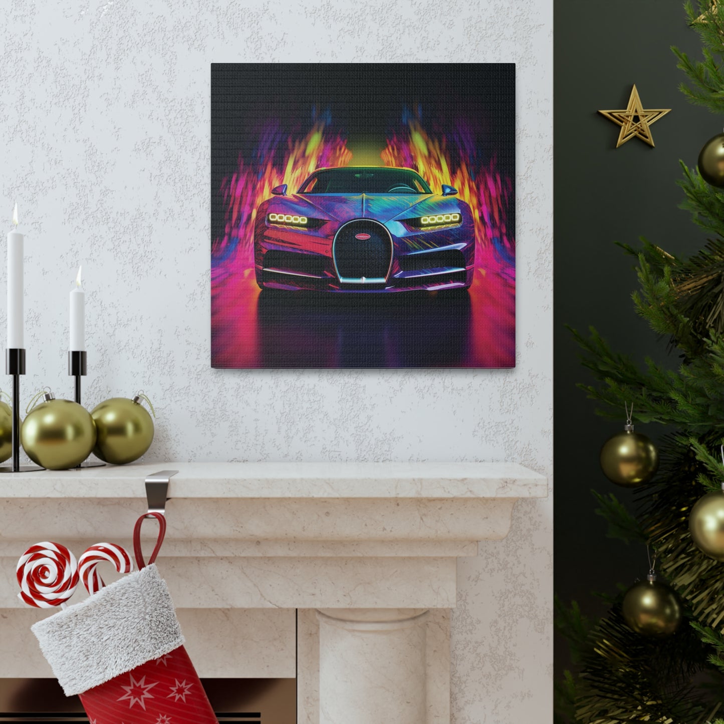 Canvas Gallery Wraps Florescent Bugatti Flair 3