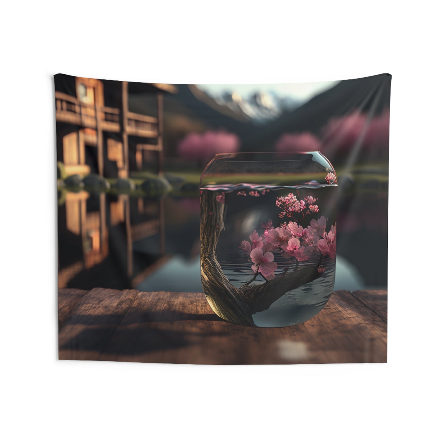 Indoor Wall Tapestries Cherry Blossom 3