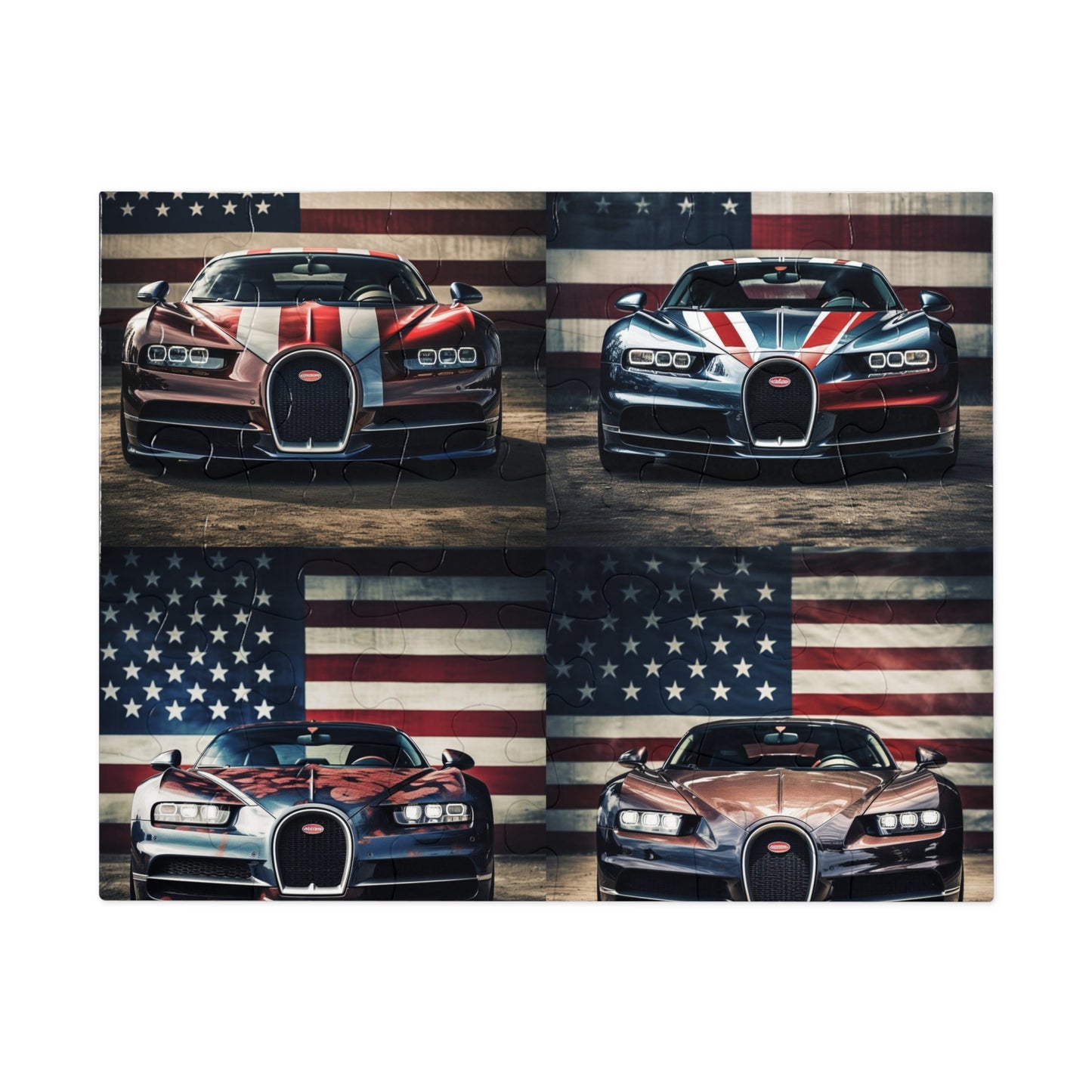 Jigsaw Puzzle (30, 110, 252, 500,1000-Piece) Bugatti Flag 5