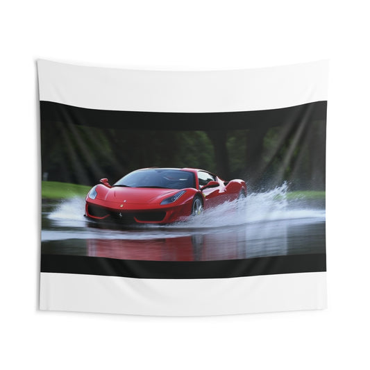 Indoor Wall Tapestries Water Ferrari Splash 2