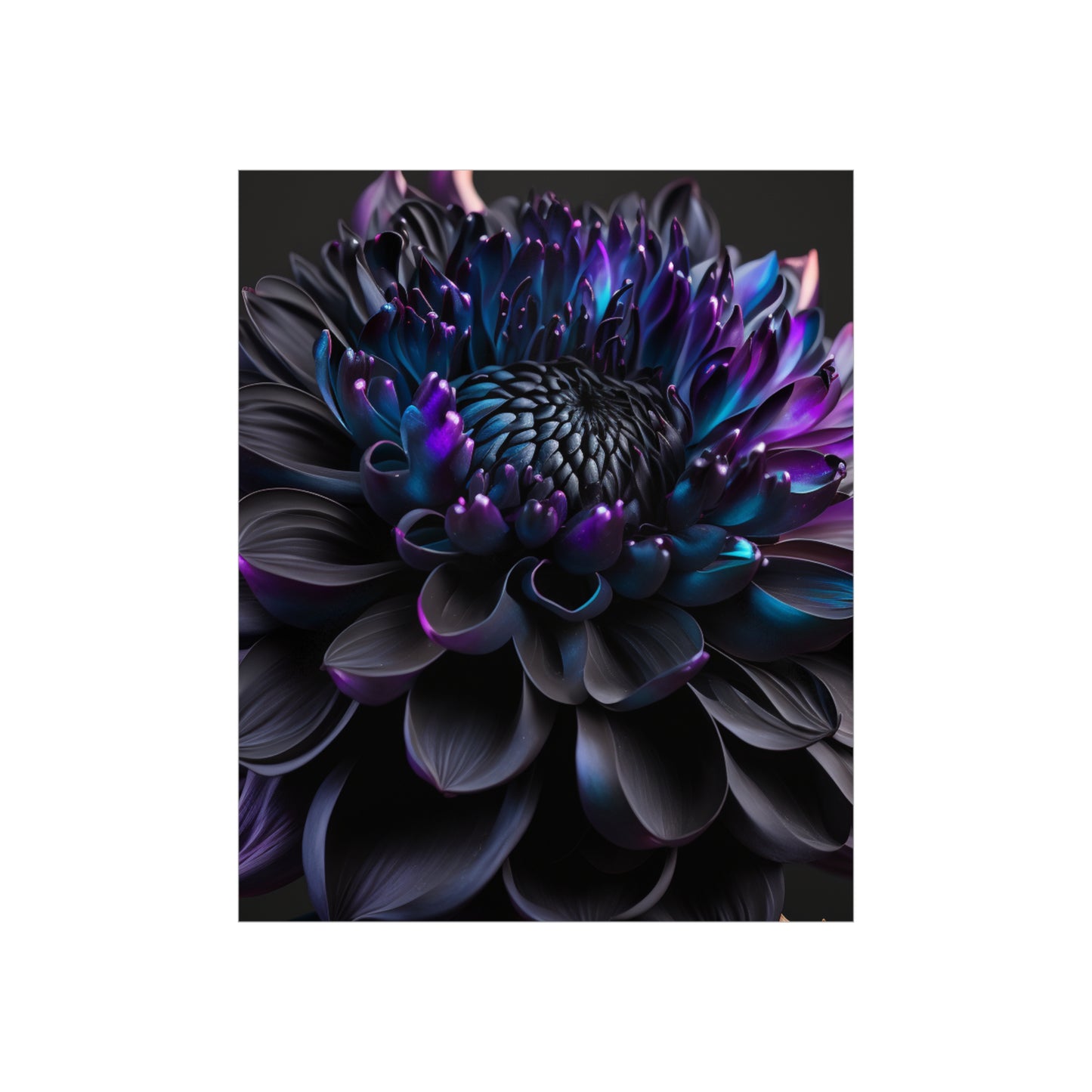 Premium Matte Vertical Posters Dahlia Purple 2