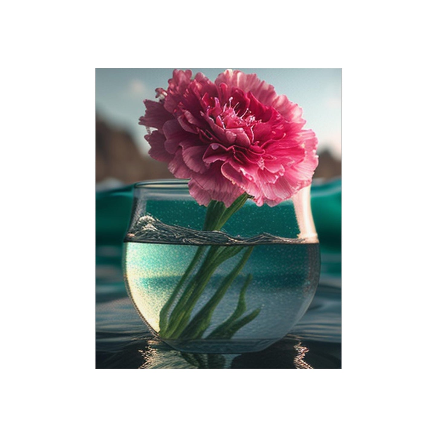 Premium Matte Vertical Posters Carnation 1