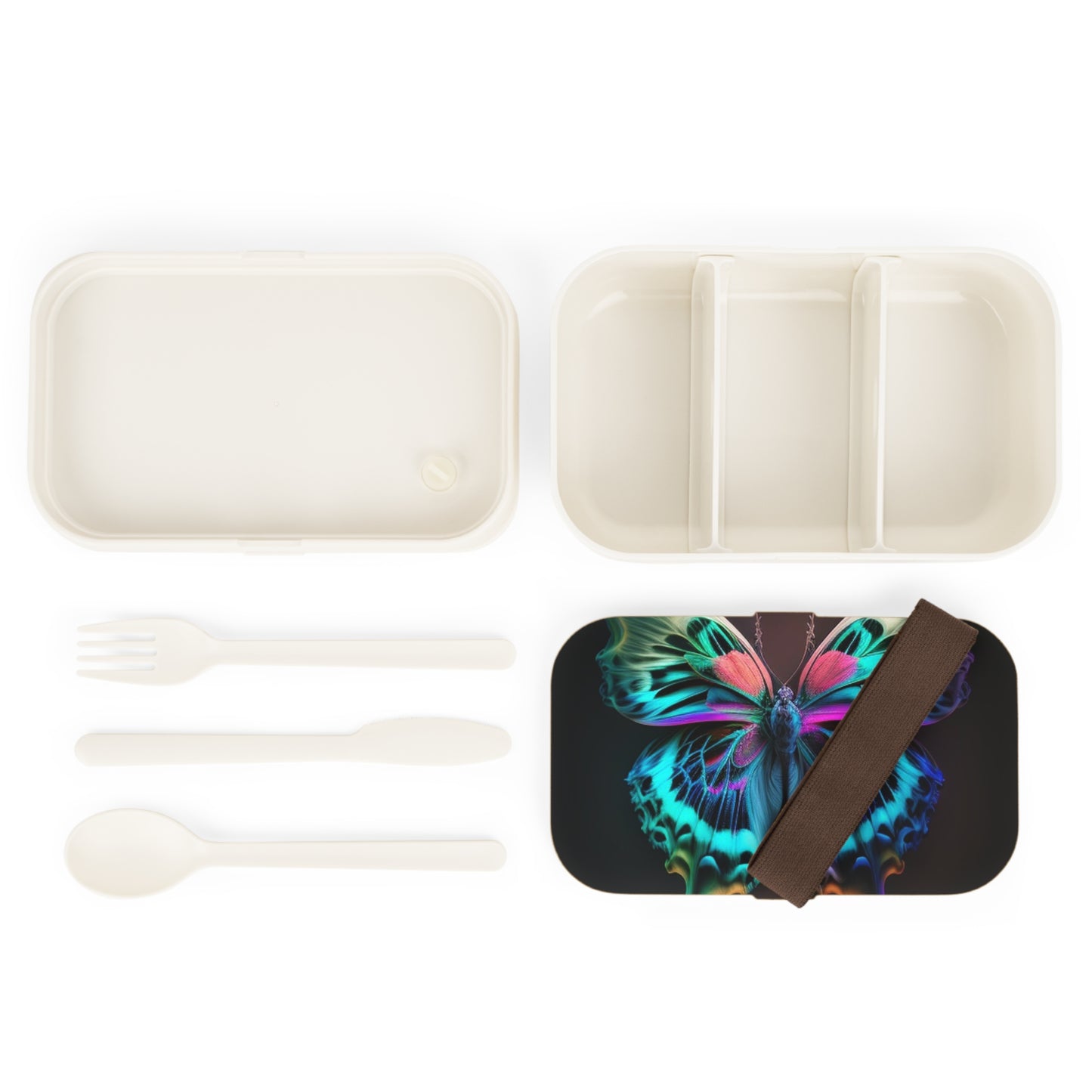 Bento Lunch Box Neon Butterfly Fusion 1