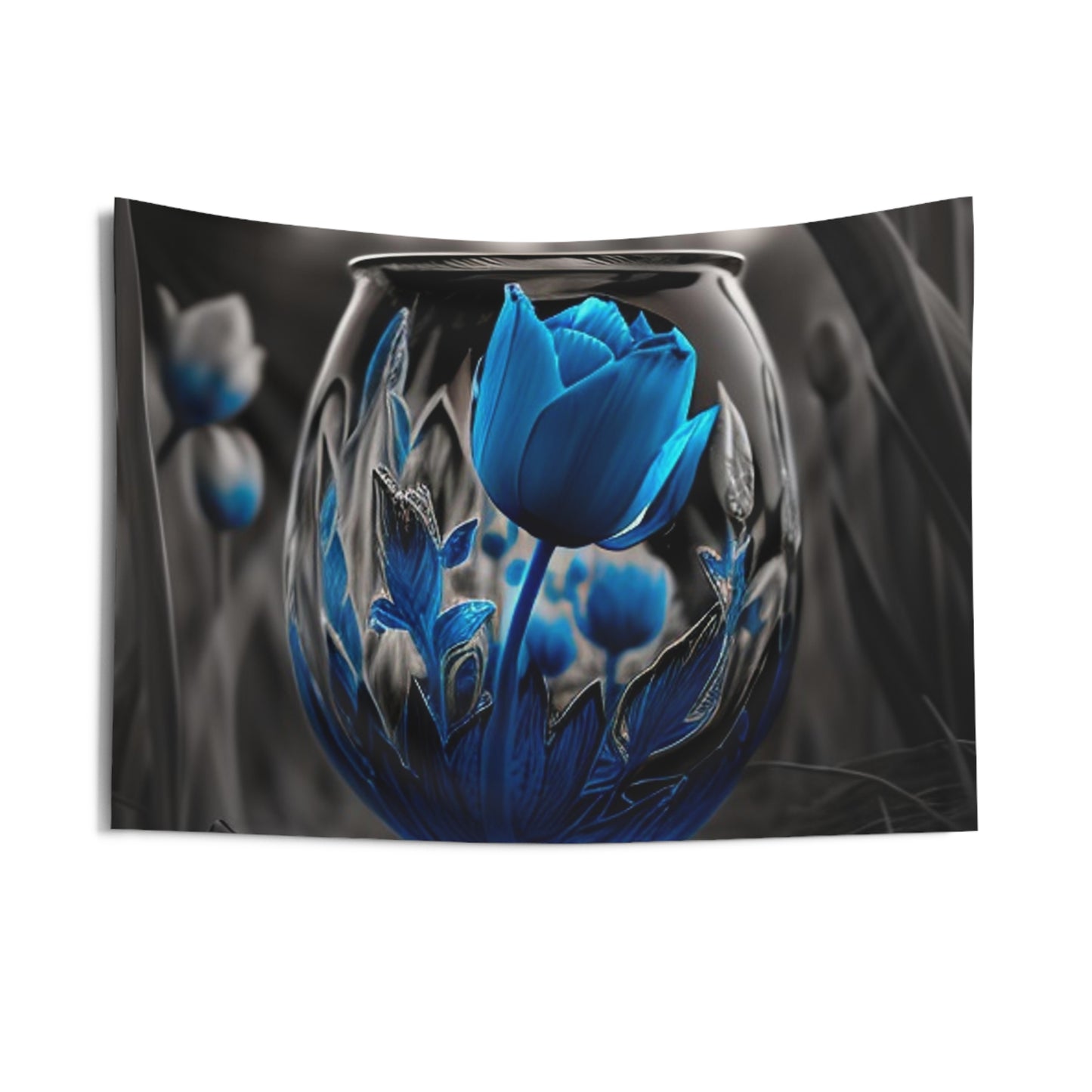Indoor Wall Tapestries Tulip Blue 2