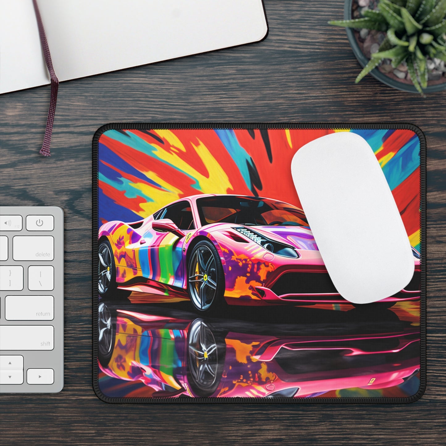 Gaming Mouse Pad  Hyper Colorfull Ferrari 3