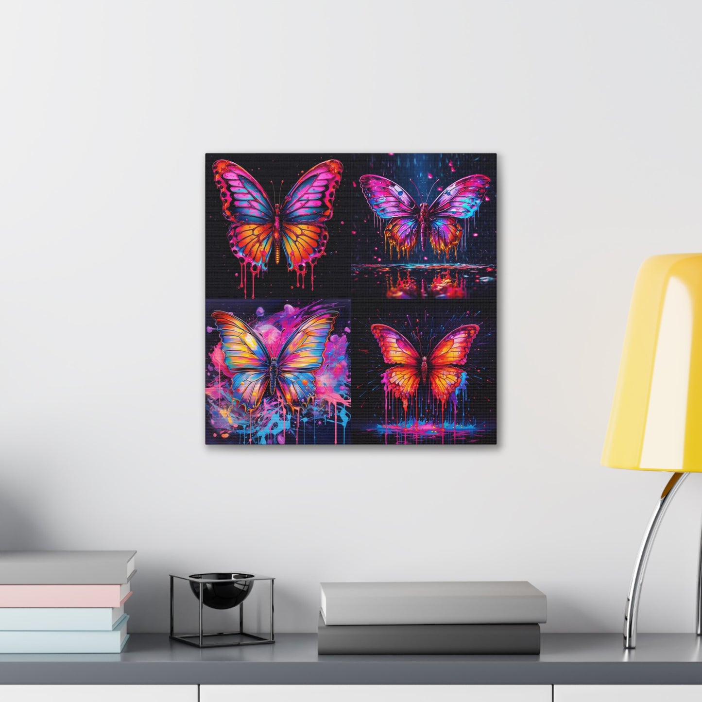 Canvas Gallery Wraps Pink Butterfly Flair 5