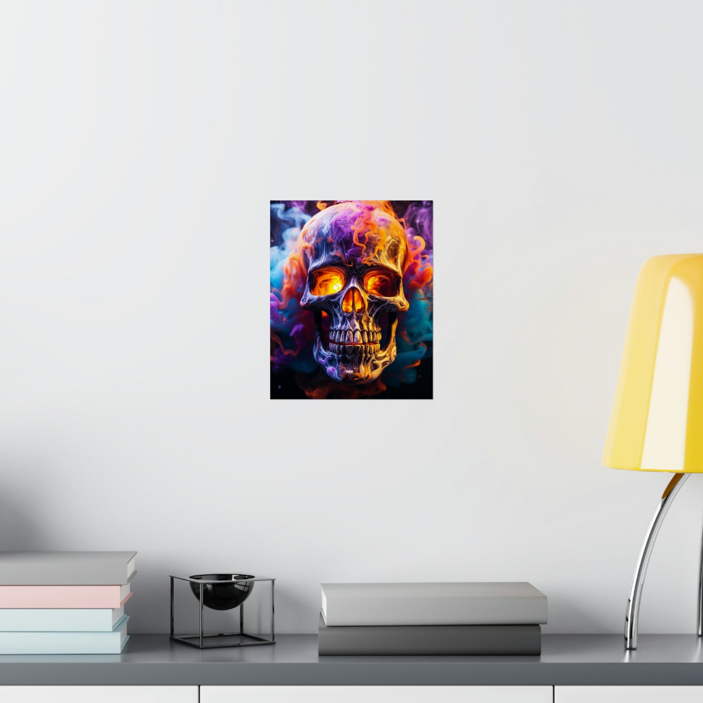 Premium Matte Vertical Posters Macro Skull 2