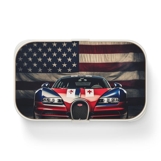 Bento Lunch Box Bugatti American Flag 3