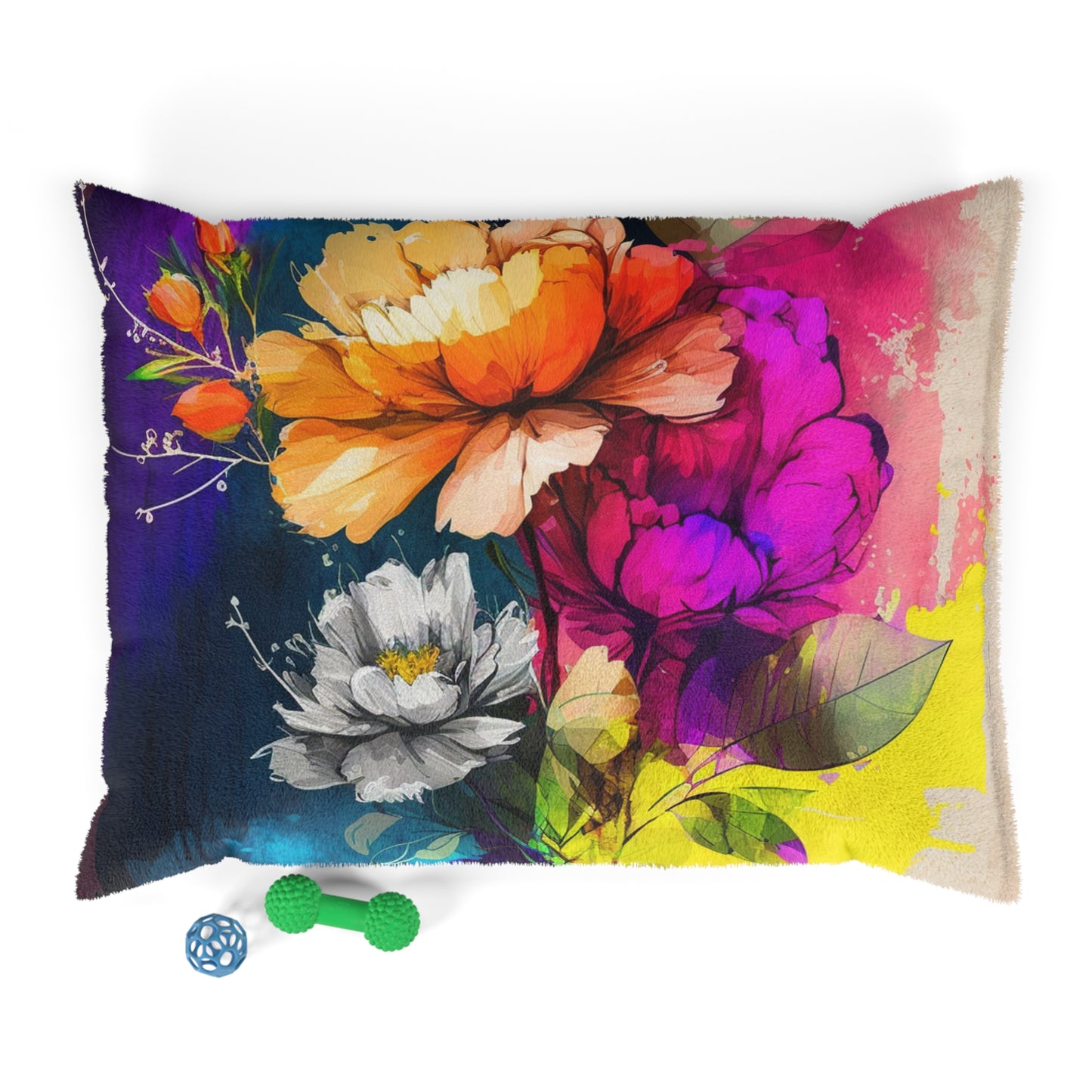 Pet Bed Bright Spring Flowers 4