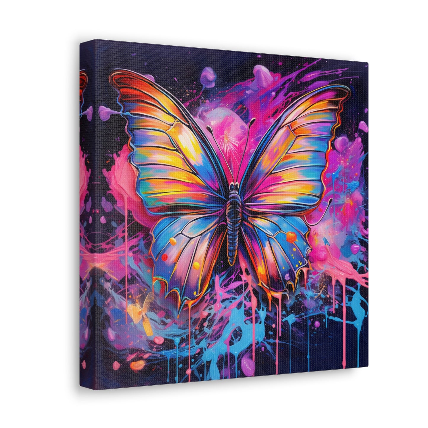 Canvas Gallery Wraps Pink Butterfly Flair 3