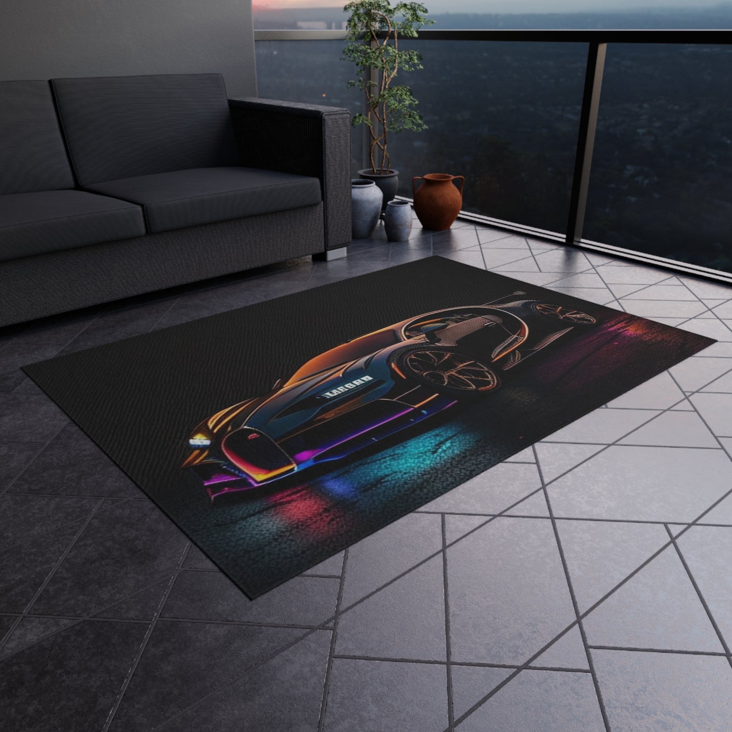 Outdoor Rug  Bugatti Chiron Super 4