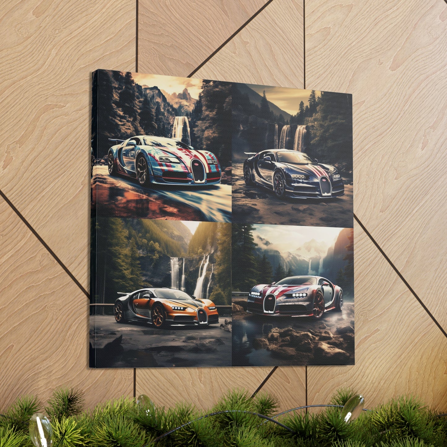 Canvas Gallery Wraps Bugatti Waterfall 5