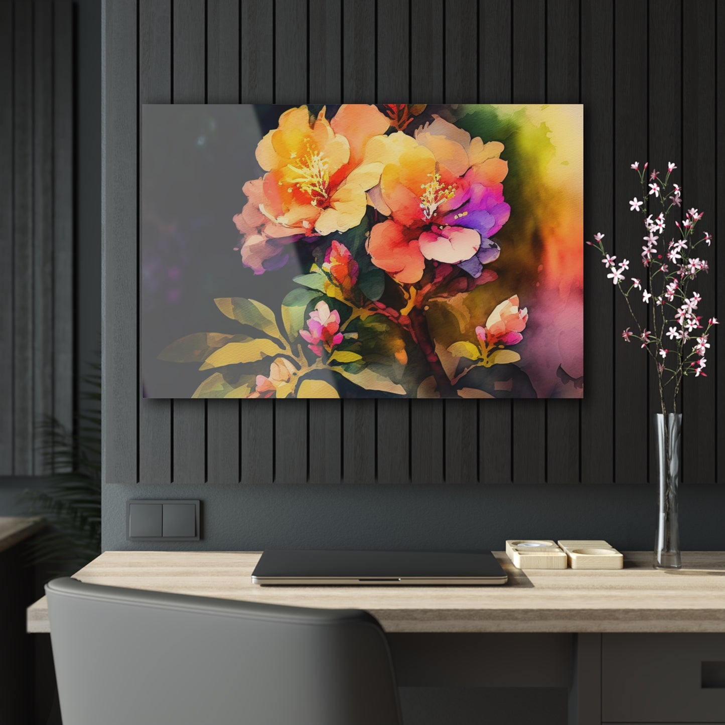 Acrylic Prints Bright Spring Flowers 2