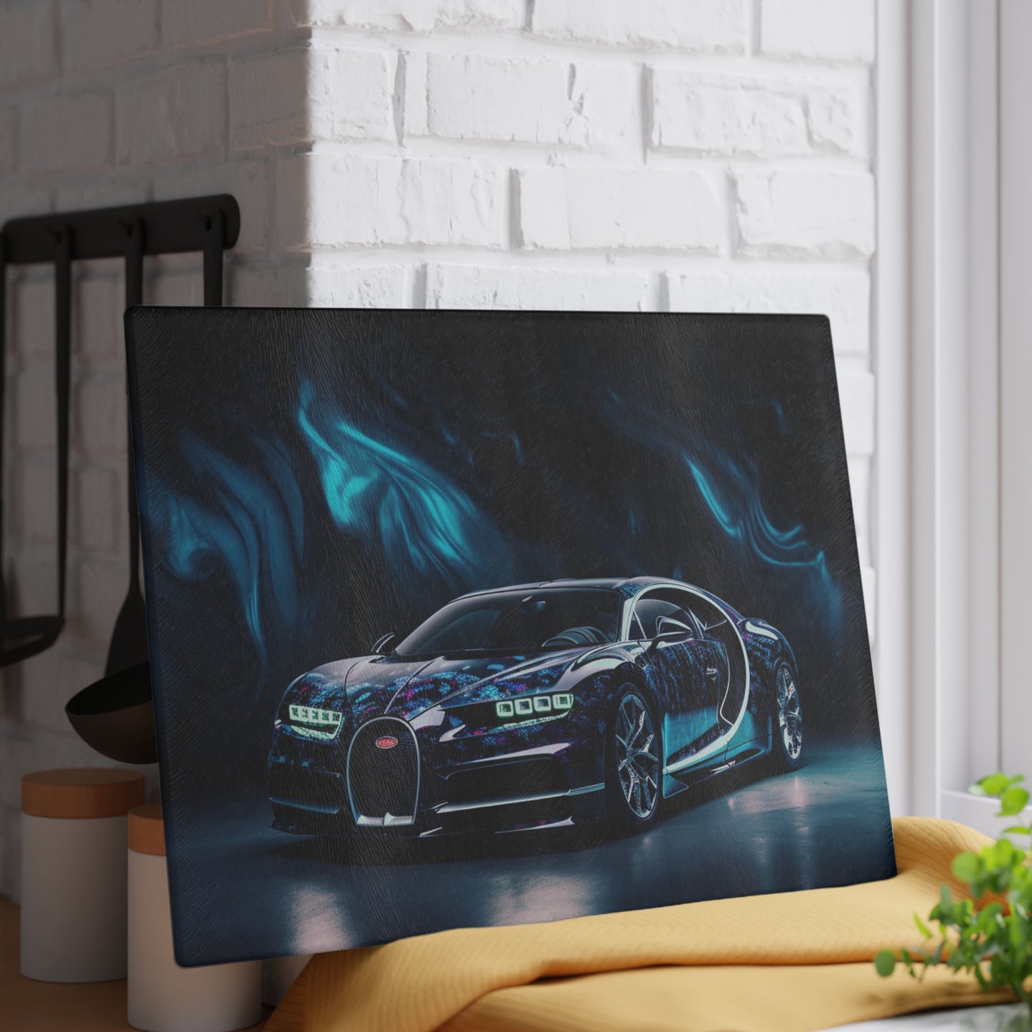 Glass Cutting Board Hyper Bugatti 1