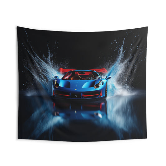 Indoor Wall Tapestries Ferrari Water Splash 1