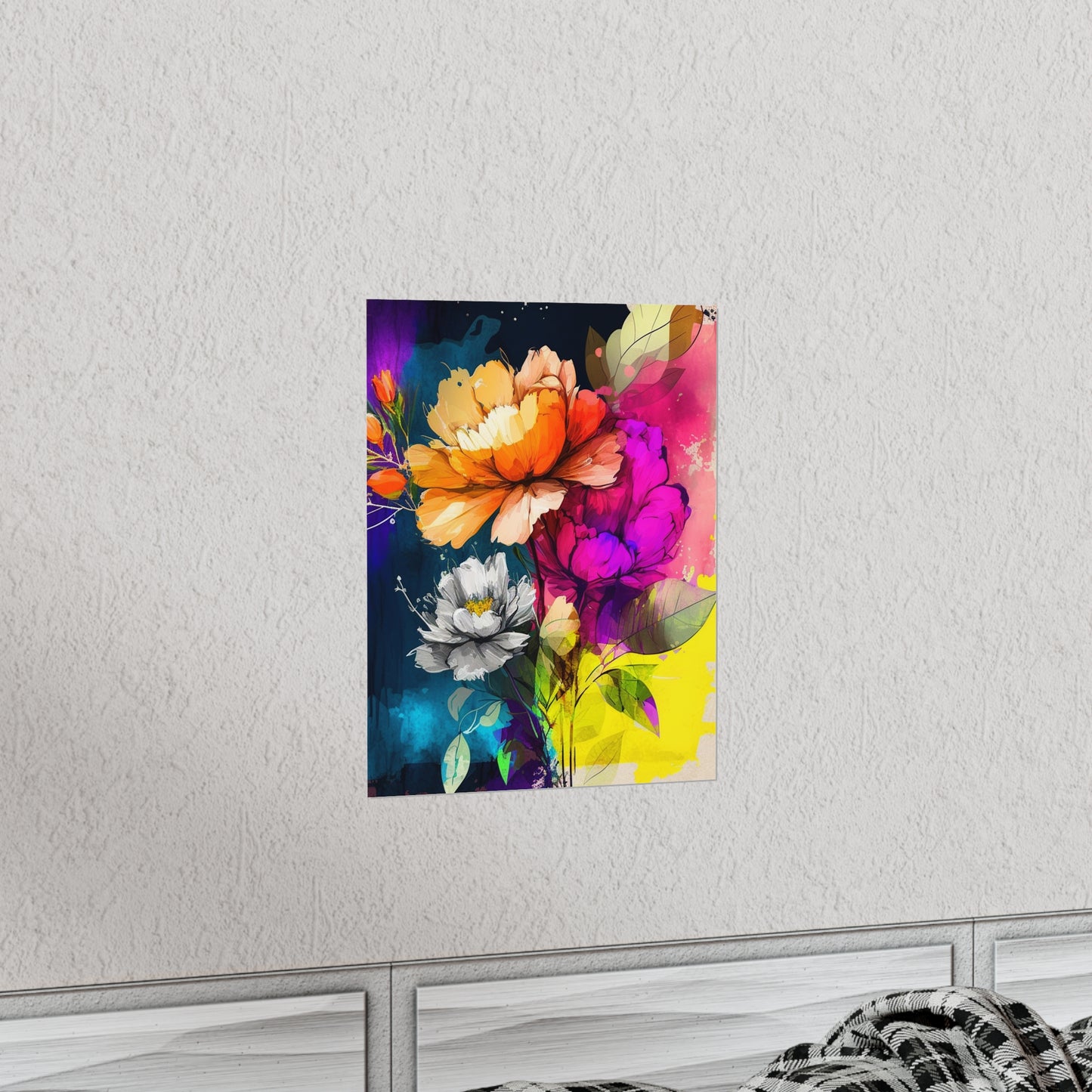 Premium Matte Vertical Posters Bright Spring Flowers 4