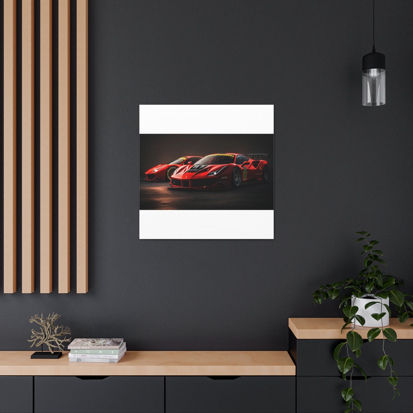 Canvas Gallery Wraps Ferrari Red 4