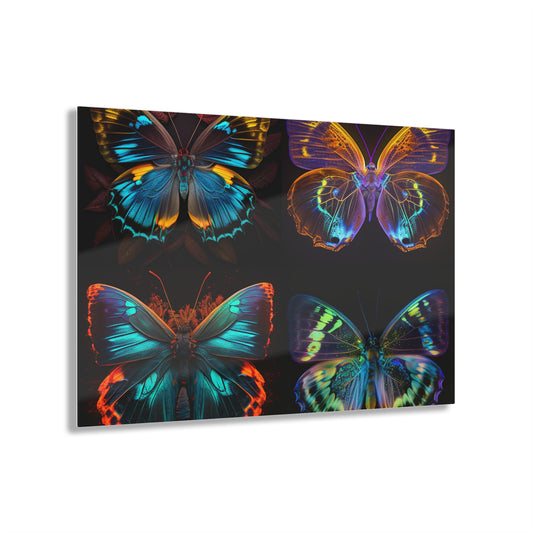 Acrylic Prints Neon Butterfly Flair 5