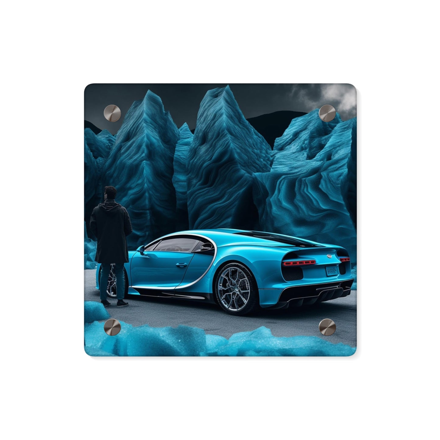 Acrylic Wall Art Panels Bugatti Real Look 3