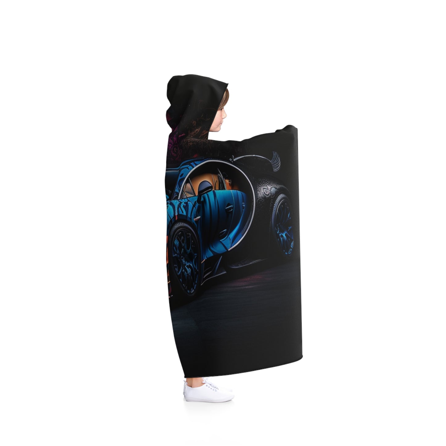 Hooded Blanket Bugatti Blue 3