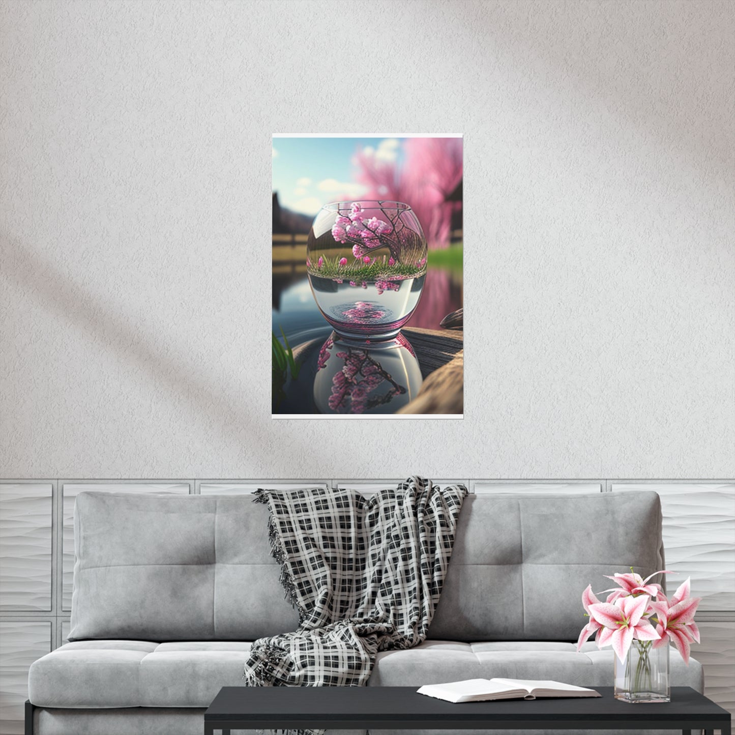 Premium Matte Vertical Posters Cherry Blossom 2