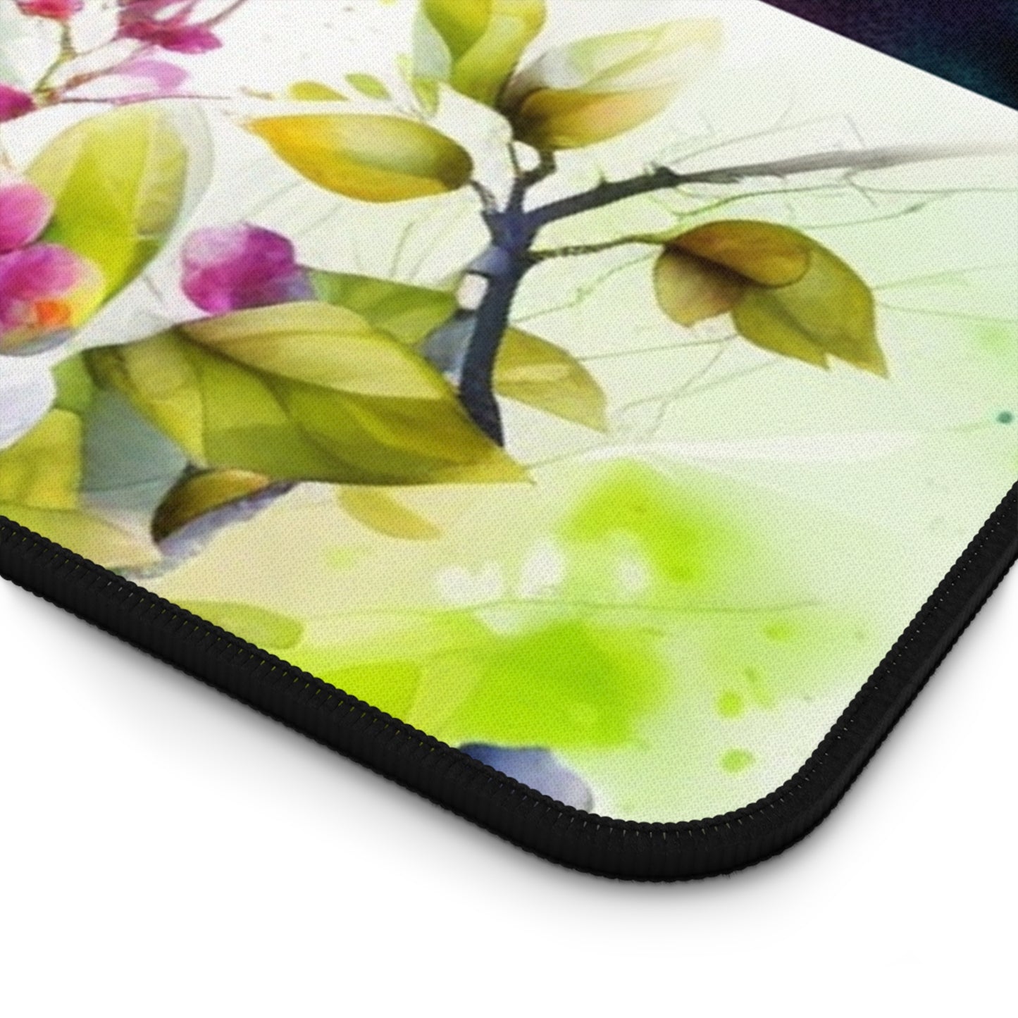 Desk Mat Mother Nature Bright Spring Colors Realistic Watercolor 5