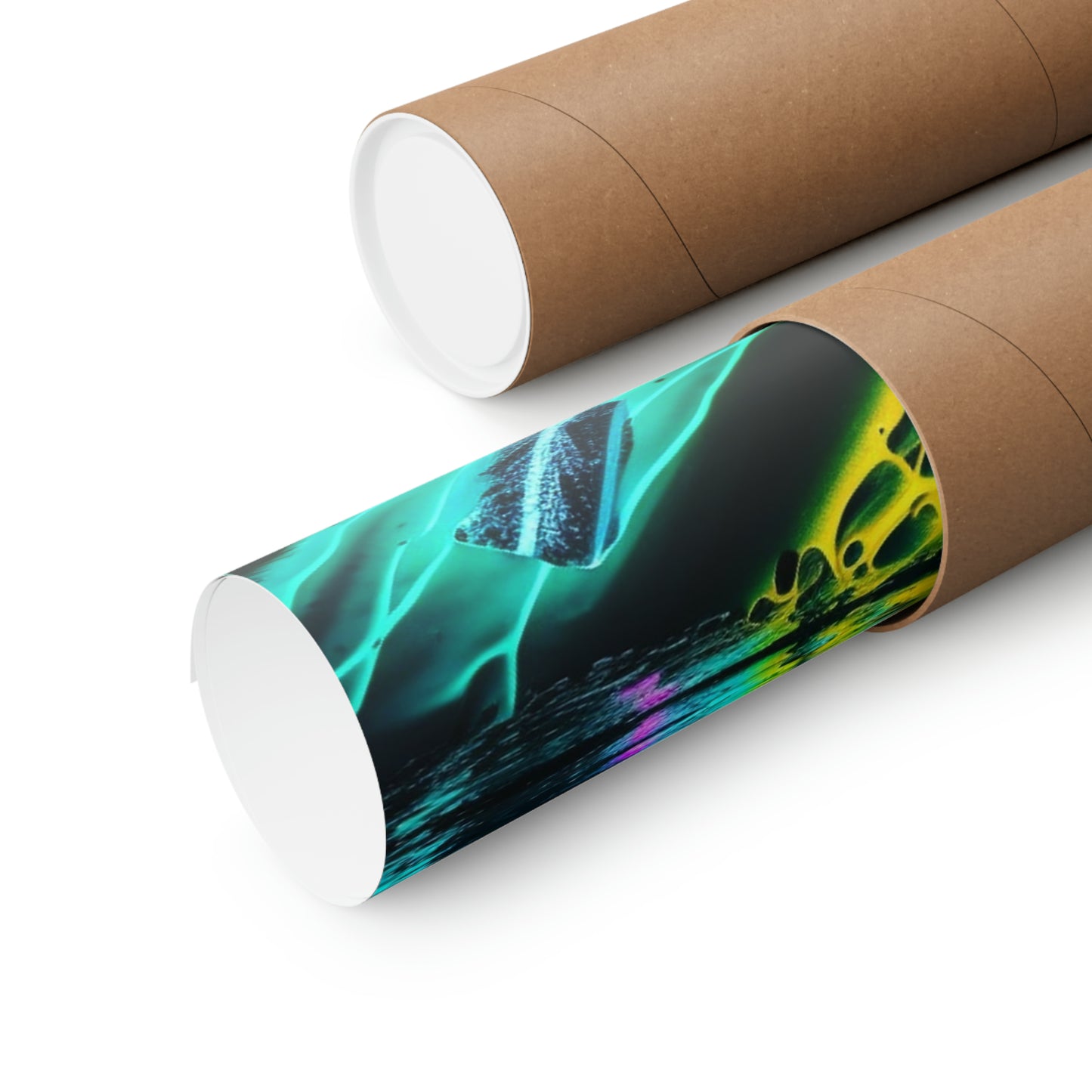 Premium Matte Vertical Posters Florescent Glow 2