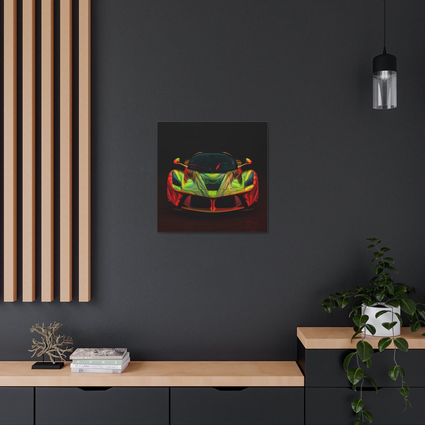 Canvas Gallery Wraps Ferrari Neon 1