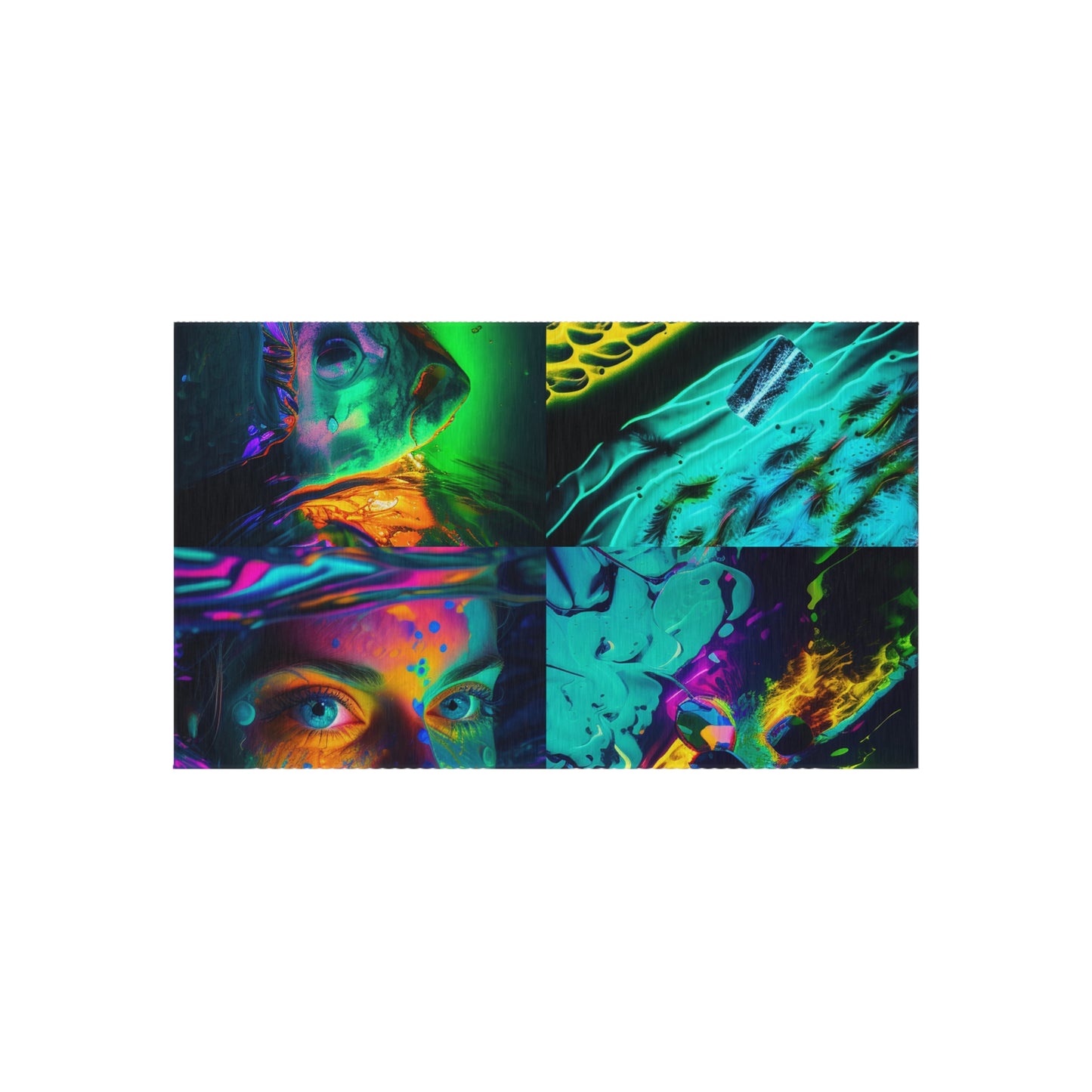 Outdoor Rug  Florescent Glow 5