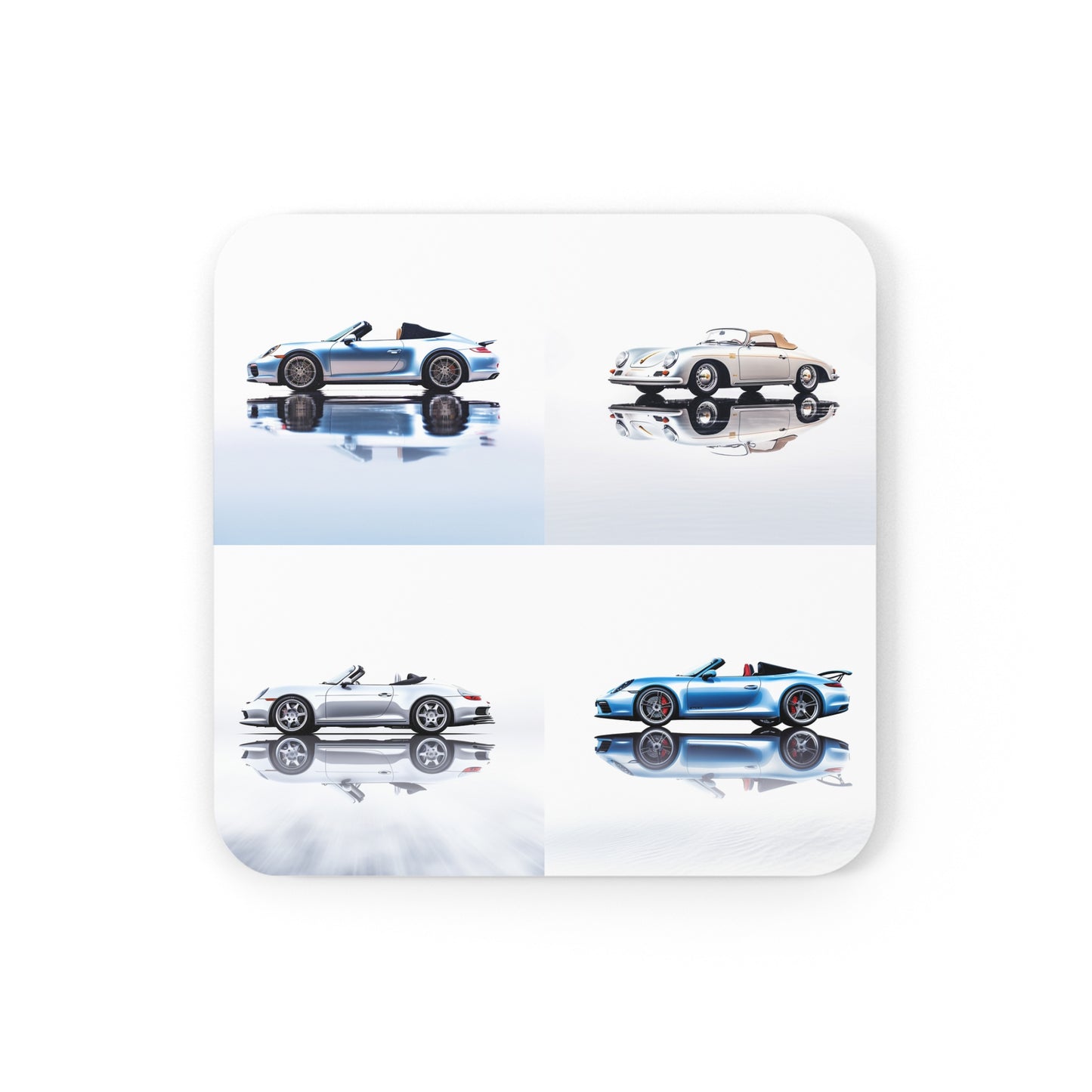 Cork Back Coaster 911 Speedster on water 5