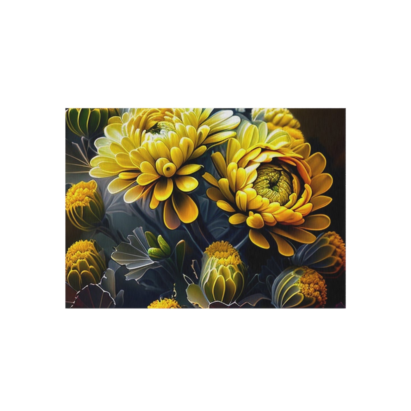 Outdoor Rug  Yellow Hermosas Flores Amarillas 4