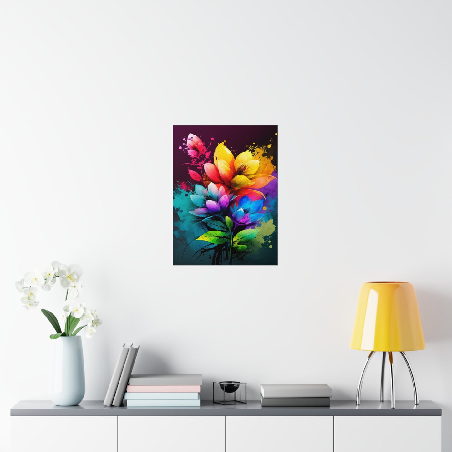 Premium Matte Vertical Posters Bright Spring Flowers 3