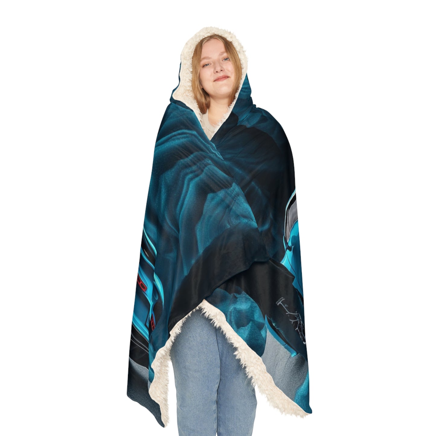 Snuggle Hooded Blanket Bugatti Real Look 3