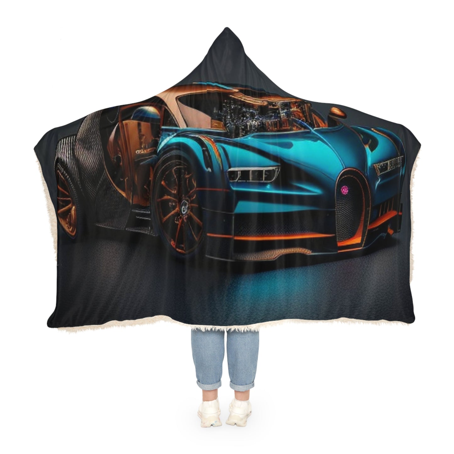 Snuggle Hooded Blanket Bugatti Blue 4