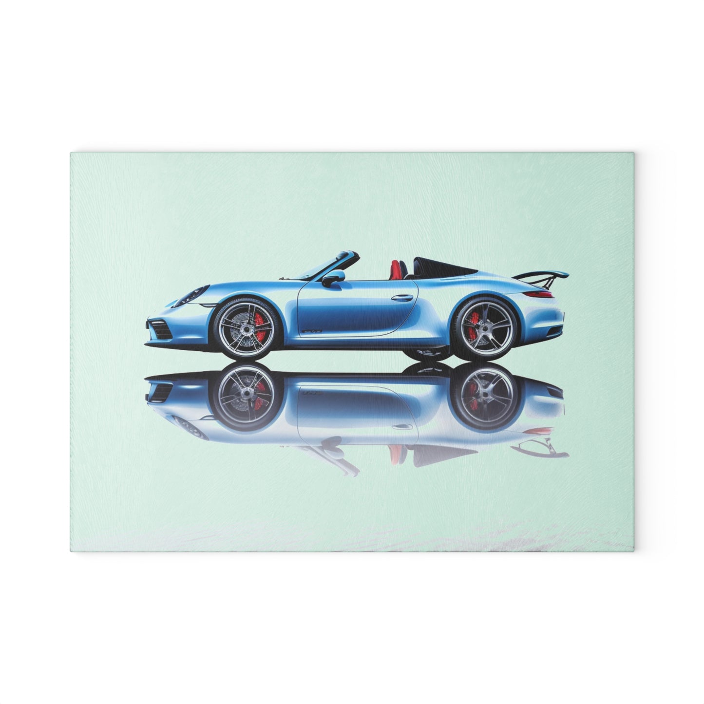 Glass Cutting Board 911 Speedster on water 4