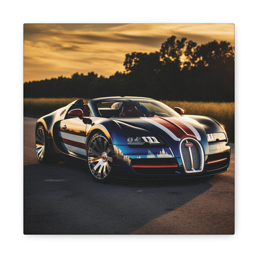 Canvas Gallery Wraps Bugatti Flag American 3