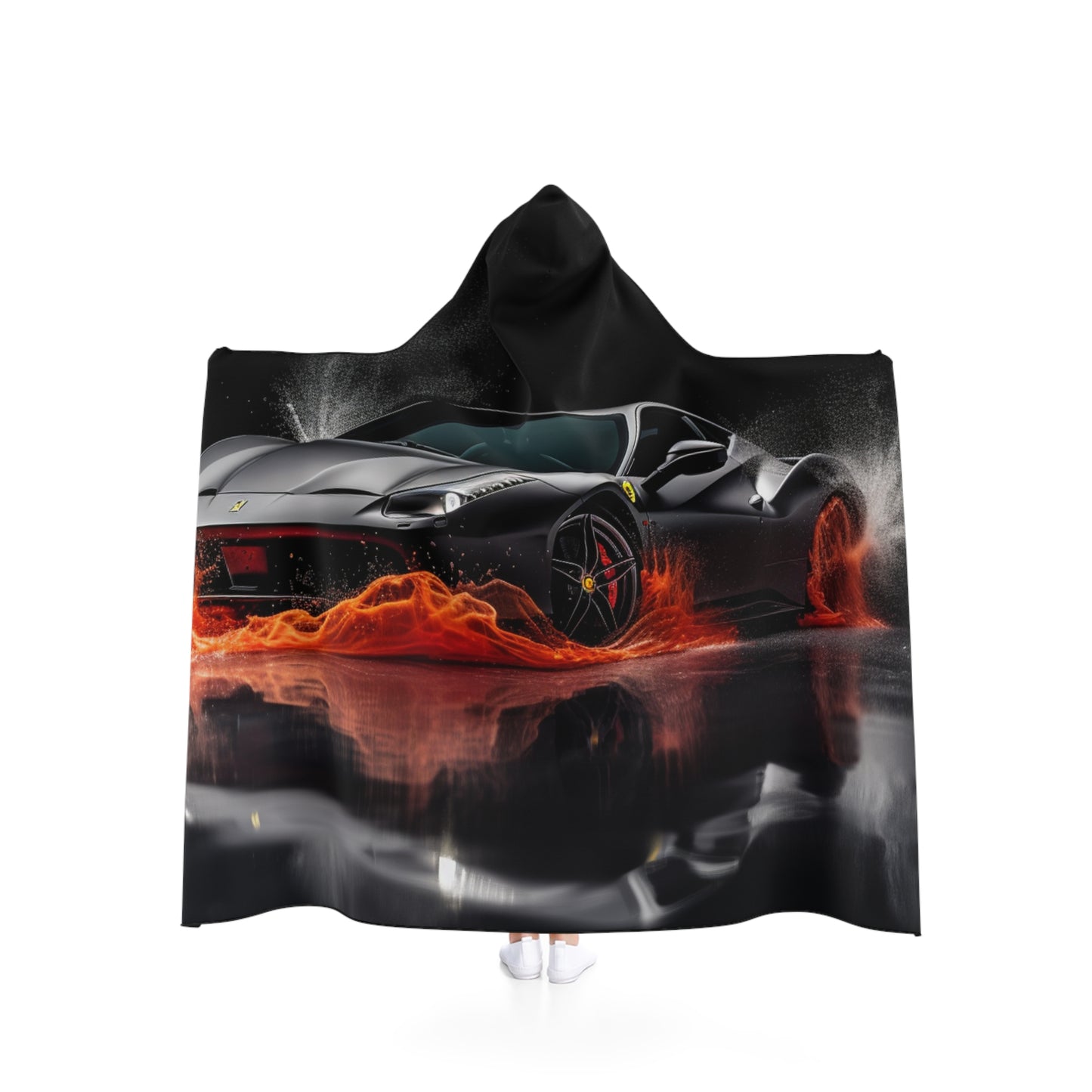 Hooded Blanket Ferrari Water Splash 3