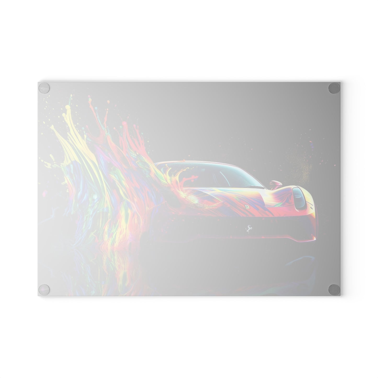 Glass Cutting Board Ferrari Fusion Water 3