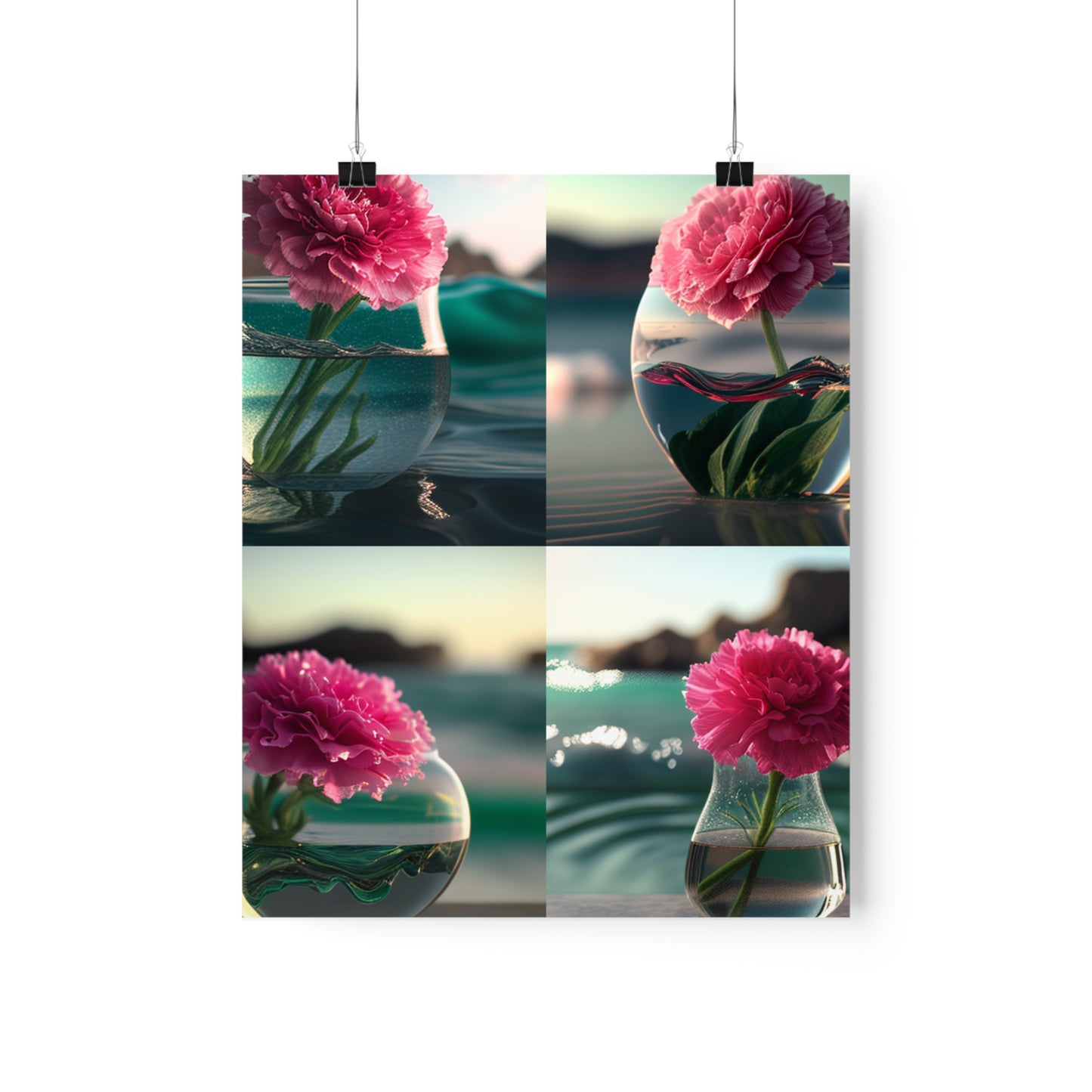 Premium Matte Vertical Posters Carnation 5