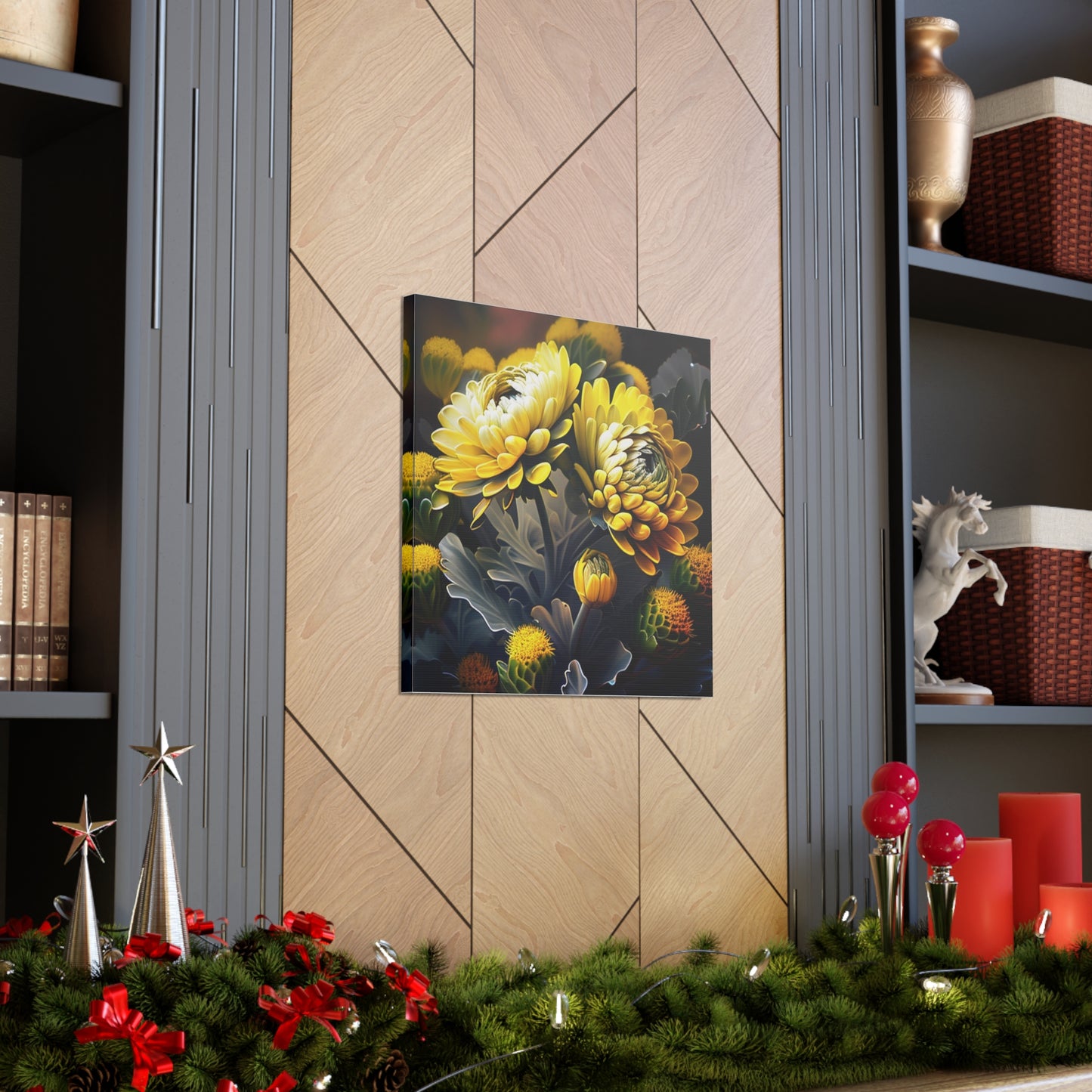 Canvas Gallery Wraps Yellow Hermosas Flores Amarillas 2